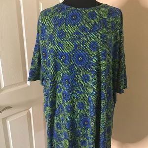 LuLaroe Irma Size XL Navy/Green Like New💕
